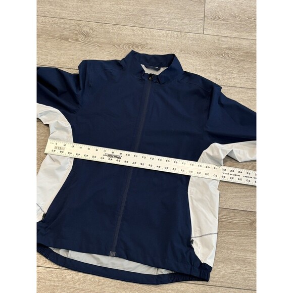 Sun Mountain Monsoon Rain Jacket Womens XL Golf Jacket Navy White NWT - Picture 5 of 7
